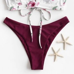 ZAFUL NWT High-cut bikini bottoms size medium